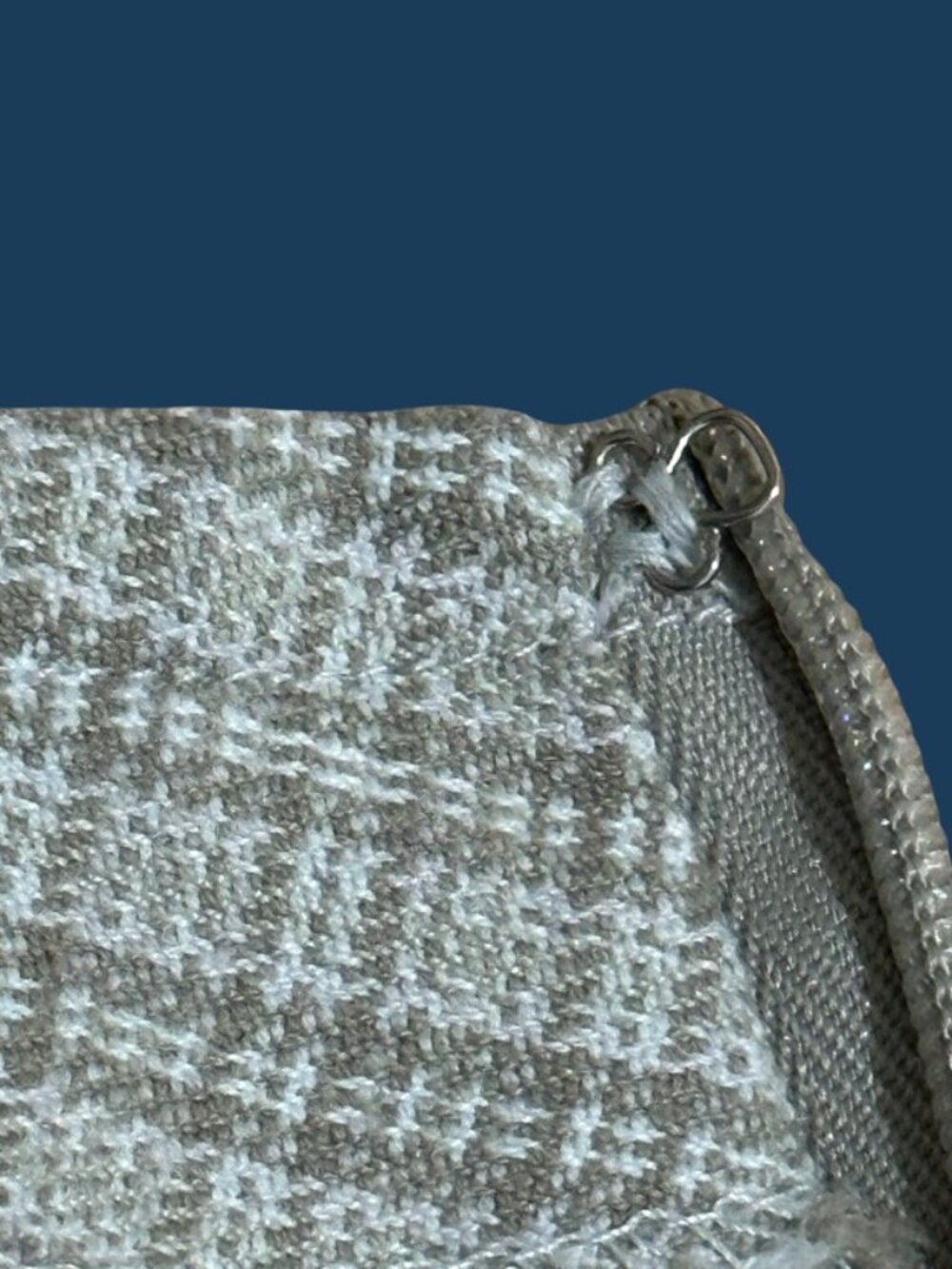 Vintage 90s Express Bleus Comfort Stretch Micro-Plaid Shorts - Tan & Cream - 7/8 - Picture 8 of 10